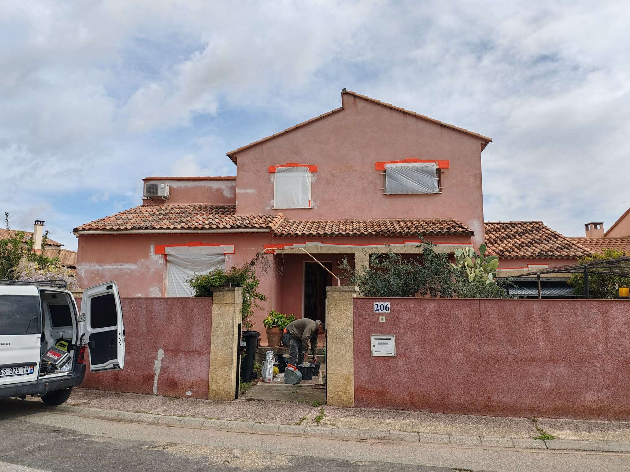 Création d'une terrasse bois & paysagée