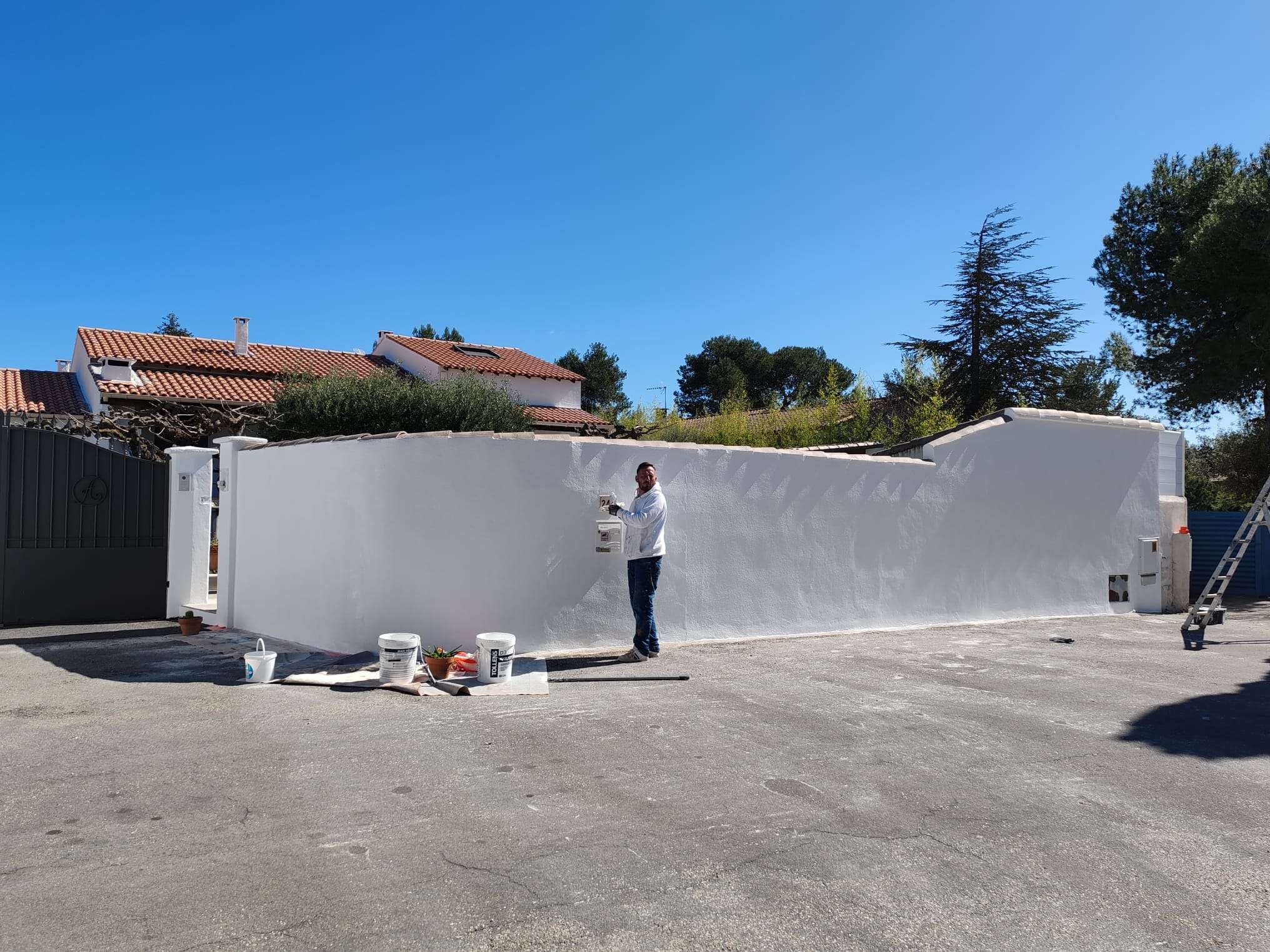 Rénovation complète d'une façade en pierre